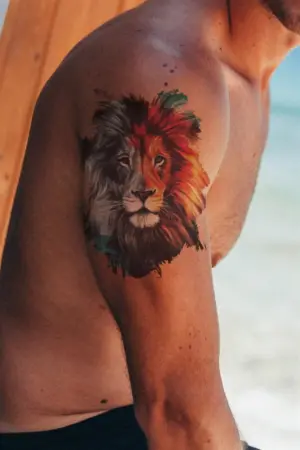 Aslan Geçici Dövme Tattoo