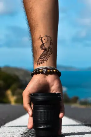 Baykuş Geçici Dövme Tattoo