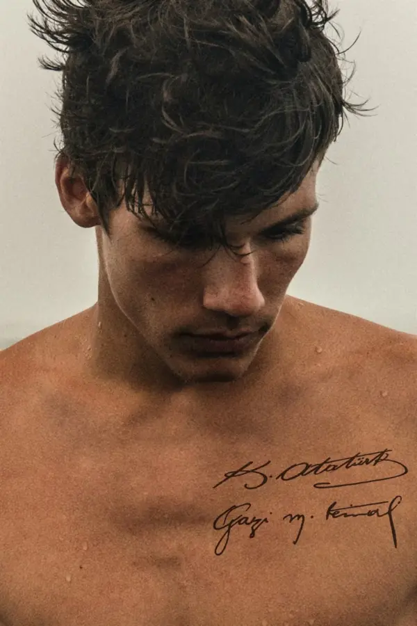 Geçici Atatürk İmza Mini Dövme Tattoo