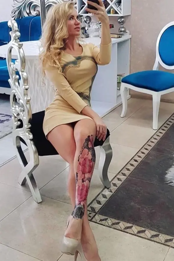 Geçici Çiçek Kol Dövme Tattoo