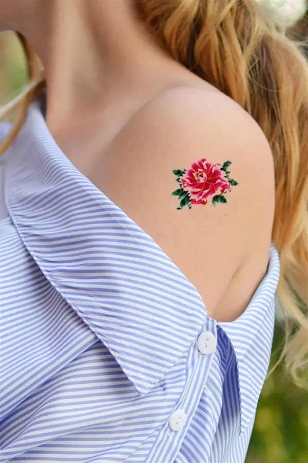 Geçici Çiçek Mini Dövme Tattoo