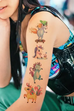 Geçici Çocuk Dövmesi Tattoo