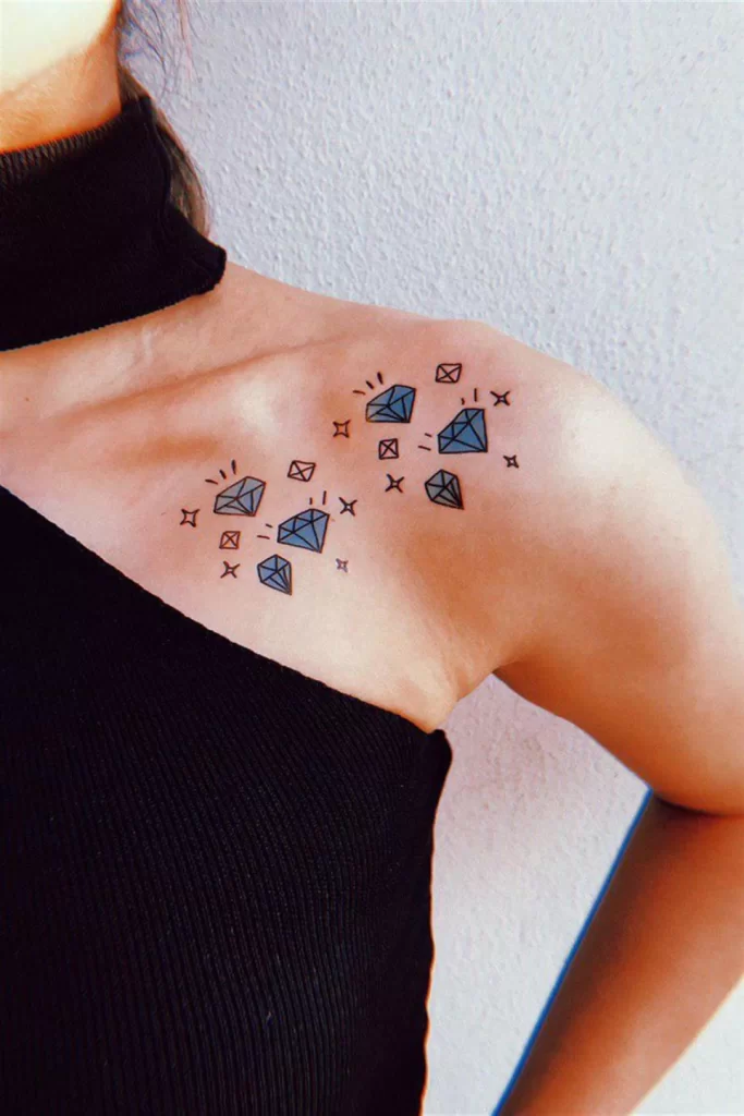 Geçici Elmas Mini Dövme Tattoo