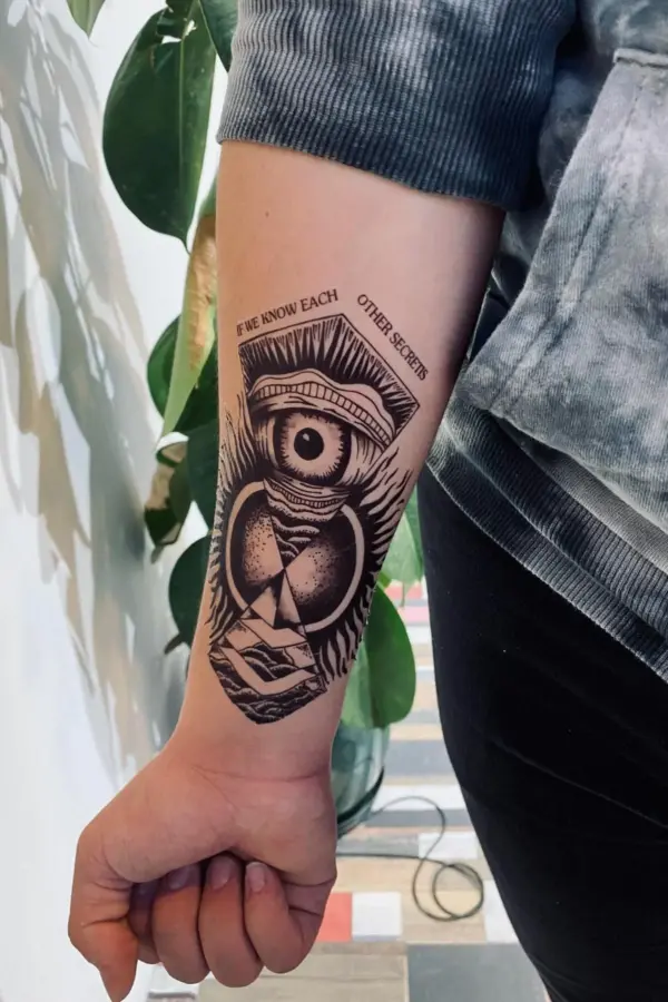 Geçici Göz Dövme Tattoo