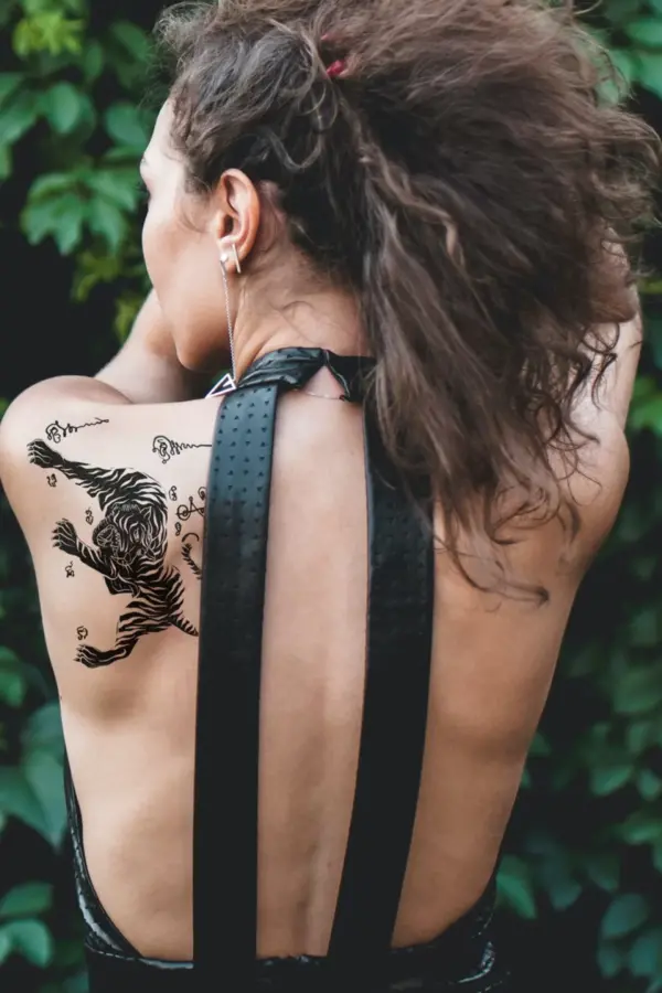 Geçici Kaplan Dövme Tattoo