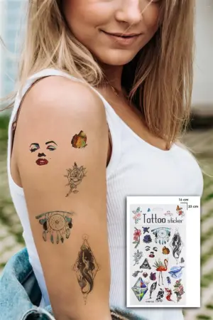 Geçici Karışık Dövme Tattoo