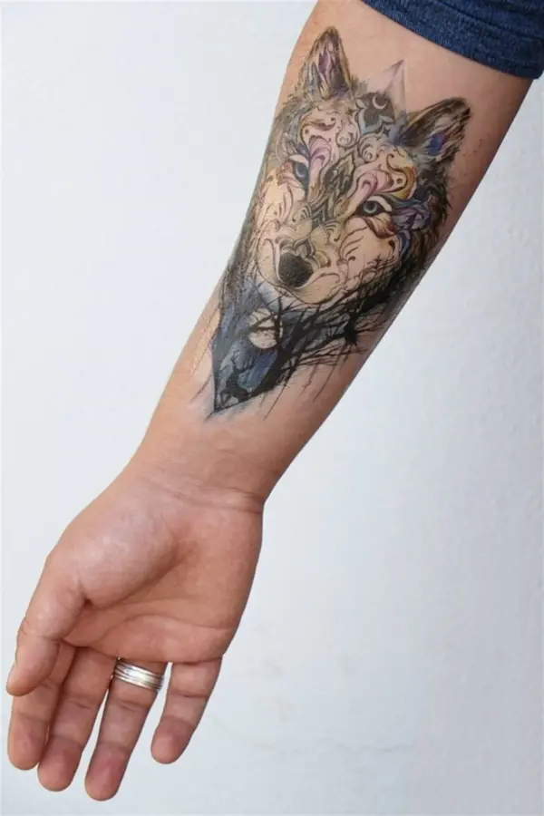 Geçici Kurt Dövme Tattoo