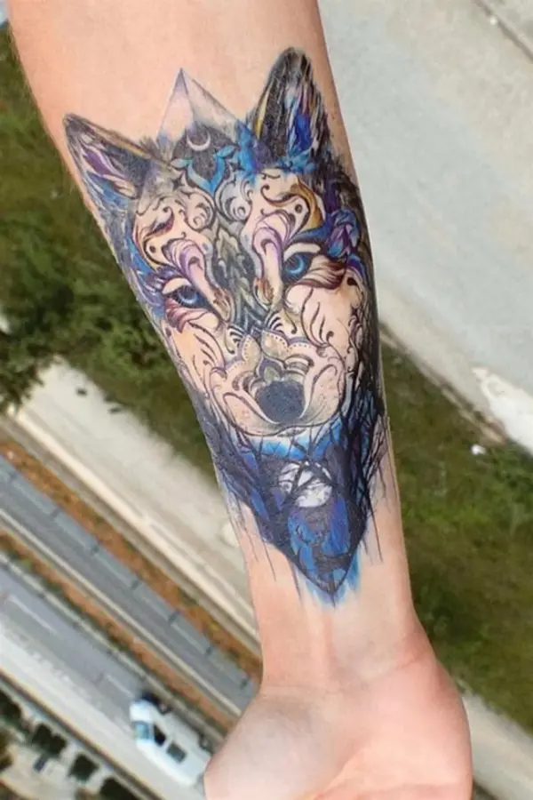 Geçici Kurt Dövme Tattoo