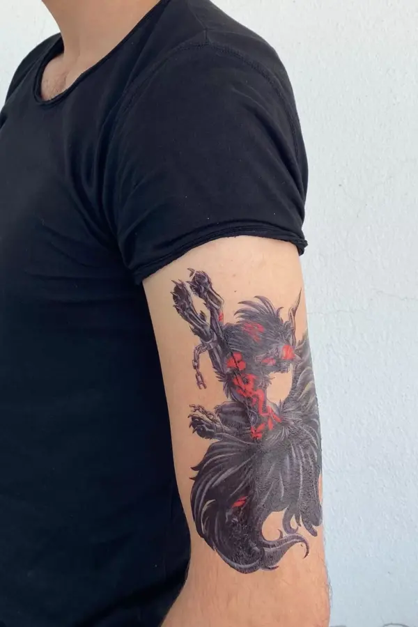 Geçici Kurt Dövme Tattoo