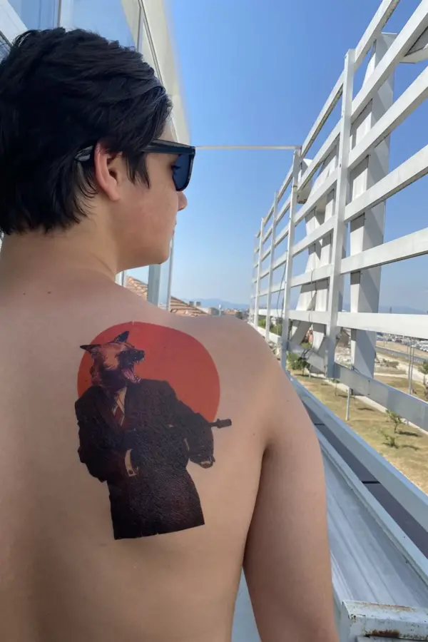 Geçici Kurt Dövme Tattoo