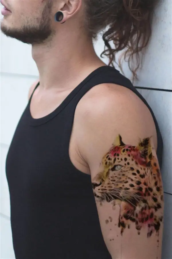 Geçici Leopar Dövme Tattoo