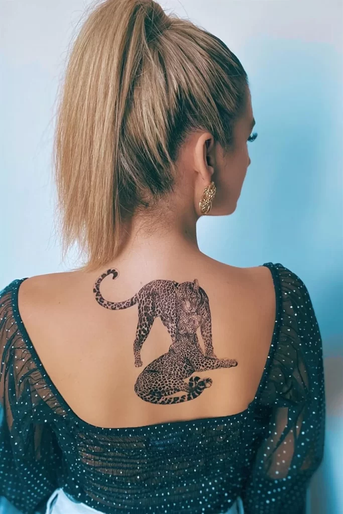 Geçici Leopar Dövme Tattoo