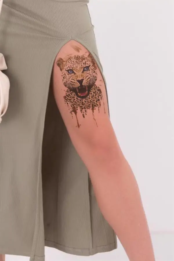 Geçici Leopar Dövme Tattoo