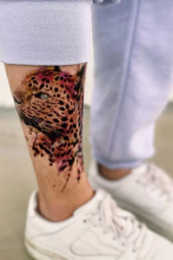 Geçici Leopar Dövme Tattoo