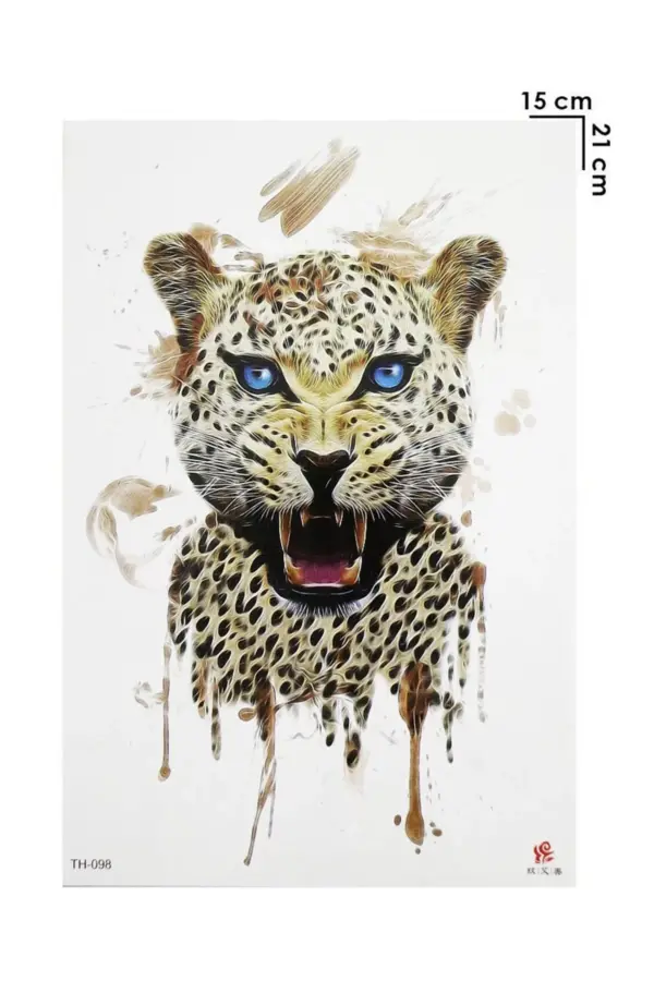 Geçici Leopar Dövme Tattoo