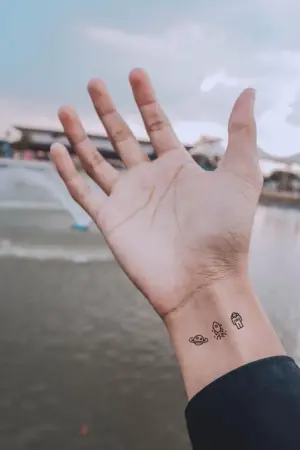 Geçici Mini Parmak Dövme Tattoo