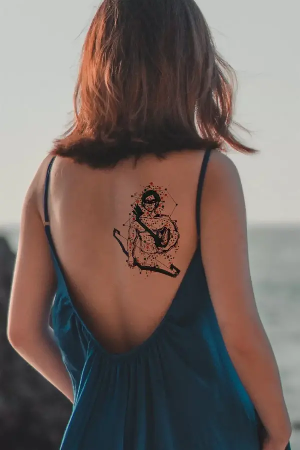 Geçici Savaşçı Erkek Modelli Dövme Tattoo