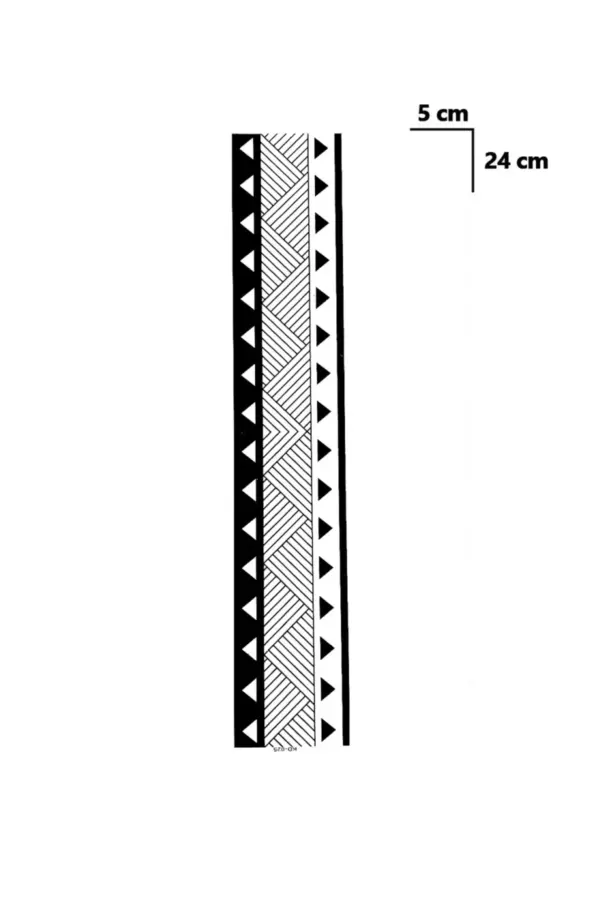Gerçekçi Geçici Karışık Desenli Kol Bacak Bilek Şerit Dövme Tattoo