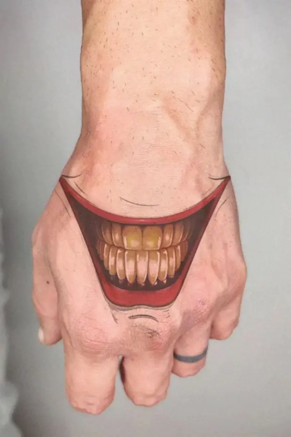 Joker Smile Geçici Dövme Tattoo